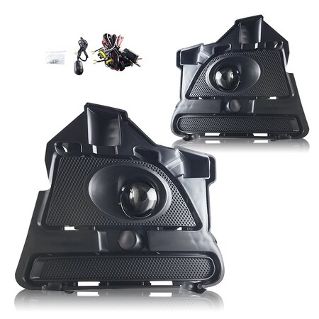 Winjet Fog Light - Clear Wiring Kit Included CFWJ-0438-C